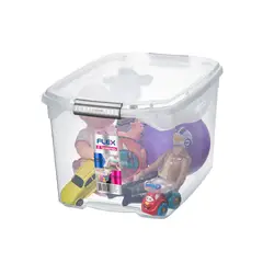 Sanremo - Caixa Organizadora Média 48,7x33,1x27,6cm 29L Cristal