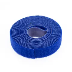 Dualcomp - Abracadeira Velcro Dupla Face Rolo 2,5M Azul