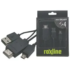 Dualcomp - Cabo Adaptador MHL HDMI x USB-A 11P 2000cm Preto