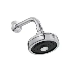 Deca - Ducha Redonda de Parede Cromada com Tubo Acqua Plus