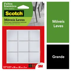 3m - Feltro Vermelho Grande