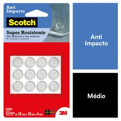 3m - Anti-Impacto Vermelho Médio