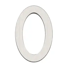 Italyline - Algarismo IL ALG Chapa 50 0 Inox Polido