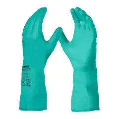 Vicsa Brasil - Luva Nitrílica com Forro Tamanho G para Limpeza