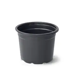 Nutriplast - Vaso Comum Redondo Nº1 Preto