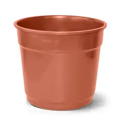 Nutriplast - Vaso Comum Redondo Nº4 Marrom