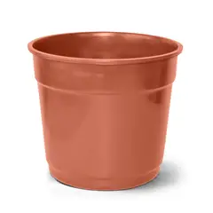 Nutriplast - Vaso Comum Redondo Nº3,5 Marrom