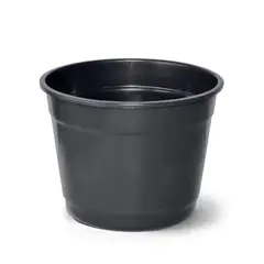 Nutriplast - Vaso Comum Redondo Nº2,5 Preto