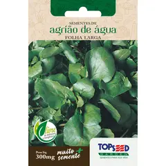 Topseed Garden - Semente Horta Agrião Água Folha Larga