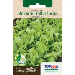 Topseed Garden - Semente Horta Almeirão Folha Larga Radiche
