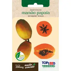 Topseed Garden - Semente Horta Mamão Sunrise Solo