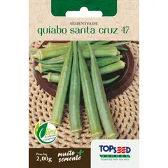 Topseed Garden - Semente Horta Quiabo Santa Cruz