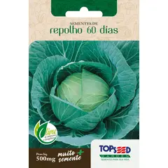 Topseed Garden - Semente Horta Repolho 60 Dias