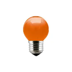 Taschibra - Lâmpada Incandescente Bolinha Laranja 15W 127V