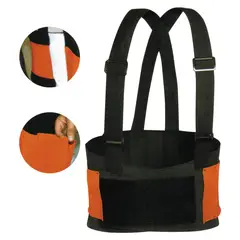 Vicsa Brasil - Cinta Ergonômica Refletivo com Suspensório G, Preto