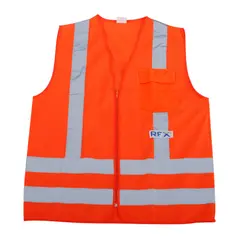 Vicsa Brasil - Colete 1 Bolso Refletivo Tamanho XXG, Laranja