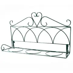 Alambre - Suporte Triplo Floral Plus, Verde