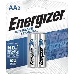 Energizer - Pilha Pequena Aa Lítio com 2 Unidades