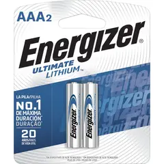 Energizer - Pilha Palito Aaa Lítio com 2 Unidades