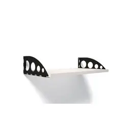 Ducasse - Suporte Matisse 23cm Par, Preto