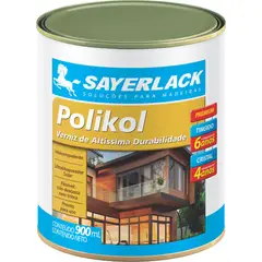 Sayerlack - Verniz Polikol Acetinado 0,9L Transparente