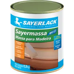 Sayerlack - Massa para Madeira Sayermassa Eco 1,5kg Branco