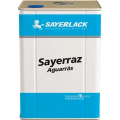 Sayerlack - Solvente Aguarrás Sayerraz Transparente 18 Litros