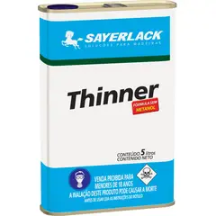 Sayerlack - Thinner Profissional 5L Transparente