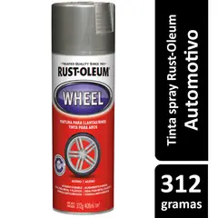 Rust-Oleum - Tinta Spray Brilhante Automotivo Rodas e Calotas 312ml Aço