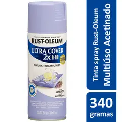 Rust-Oleum - Tinta Spray Acetinado Ultra Cover 430ml Lilás
