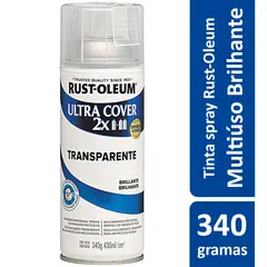 Rust-Oleum - Tinta Spray Brilhante Ultra Cover 430ml Transparente