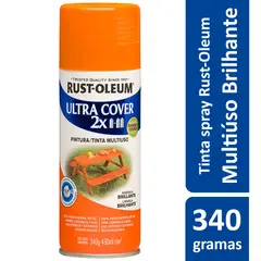 Rust-Oleum - Tinta Spray Brilhante Ultra Cover 430ml Laranja