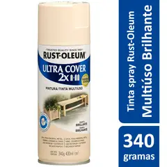 Rust-Oleum - Tinta Spray Brilhante Ultra Cover 430ml Marfim