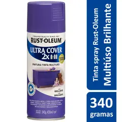 Rust-Oleum - Tinta Spray Brilhante Ultra Cover 430ml Uva
