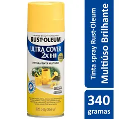 Rust-Oleum - Tinta Spray Brilhante Ultra Cover 430ml Amarelo