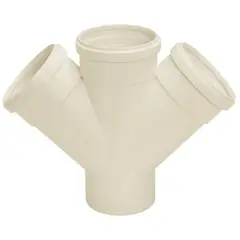 Amanco - Junção Dupla Esgoto Branco 75mm