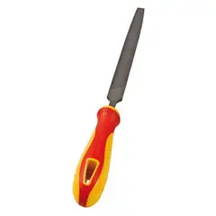 Starrett - Lima Meia Cana Bastarda com Cabo de 8 Polegadas