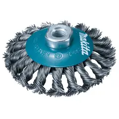 Makita - Escova De Aço Tp Concavo M14, Cinza, 100mm