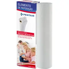 Hidro Filtros - Refil Para Filtro De Água Hidrofiltros Eco 9" 907-2323 Para Ponto De Entrada Cavalete E Caixa De Água