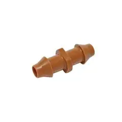 Elgo - Conexão 8mm em Linha 5 peças, Marrom