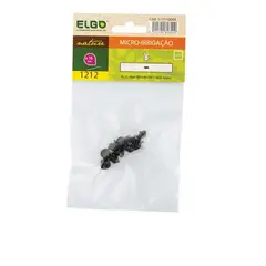 Elgo - Plug Plástico Reparo para 10 Peças, Preto, 4/7mm