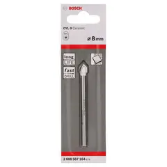 Bosch - Brocas CYL-9 Ceramic Encaixe Cilindrico Ø8 x 80 mm com 1 unidade