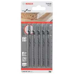 Bosch - Lâmina de serra tico tico T11B Clean for wood blister com 5 unidades