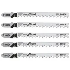 Bosch - Lâmina de serra tico tico T11D Clean for wood blister com 5 unidades