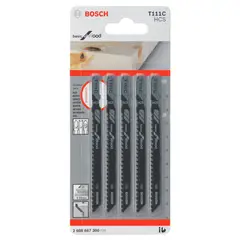 Bosch - Lâmina de serra tico tico T111C Basic for wood blister com 5 unidades