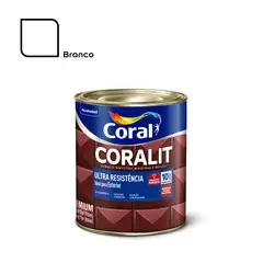 Coral - Esmalte Sintético Branco 900ml Coralit Premium para Madeiras e Metais