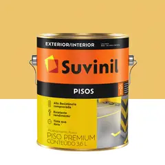 Suvinil - Tinta para piso Amarelo Fosco Exterior e Interior Piso Premium 3,6L