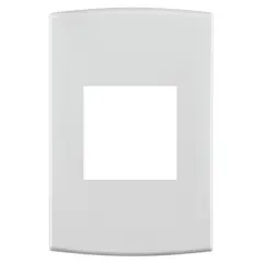 Halux - Placa Com Suporte Branca 4X2 2 Postos