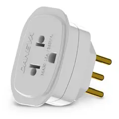 Legrand - Adaptador Universal Branco 2 Polos T 10A 250V Daneva