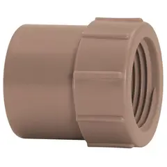 Amanco - Luva Soldável Roscável Água Fria marrom 20mmx1/2"